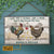 Personalized Chicken A Bushel And A Peck Custom Wood Rectangle Sign
