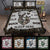 Personalized Deer Color Couple Camo Sleep Here Customized Quilt Bedding