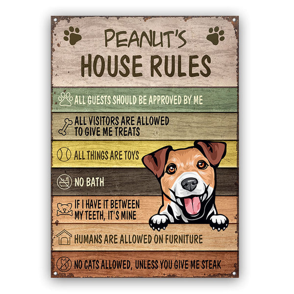 Dog - All Guests Must Be Approved By The Dog - Funny Personalized