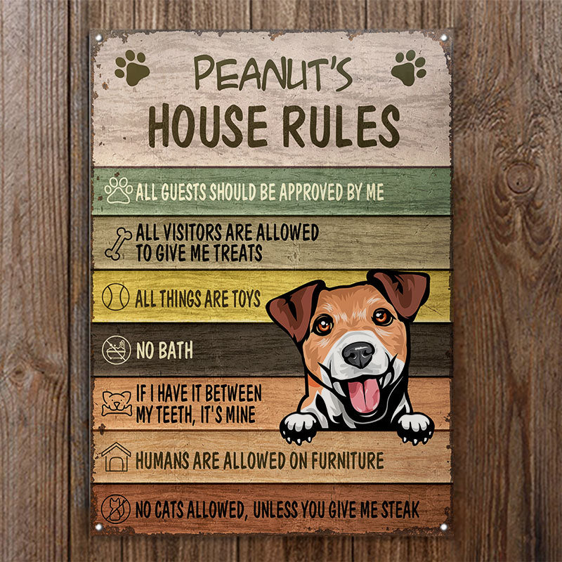 Dog - All Guests Must Be Approved By The Dog - Funny Personalized