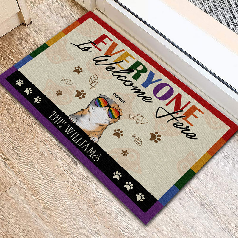 Everyone Welcome Doormat - 18x30 Funny