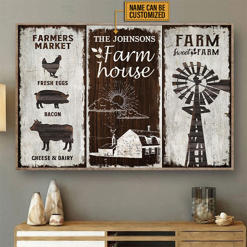 Personalized Farm Farmhouse Sweet Farm Customized Poster