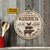 Personalized Farmhouse Kitchen Customized Wood Circle Sign