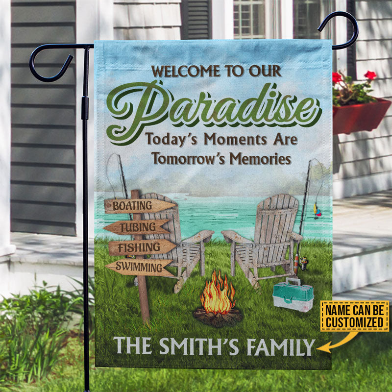 Personalized Fishing Gone Fishing Custom Flag - Wander Prints™