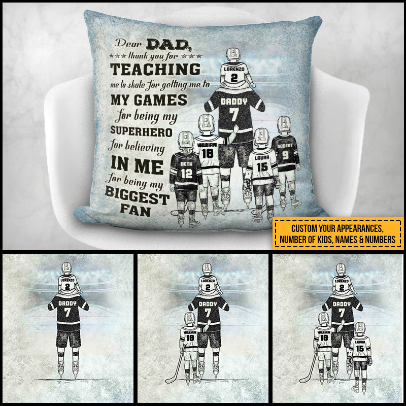 Custom Personalized Print Throw Pillow with Yours & Kids' Drawings