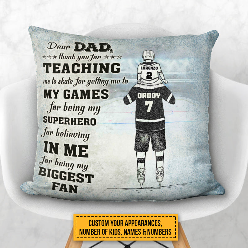 Personalized Hockey Pillow