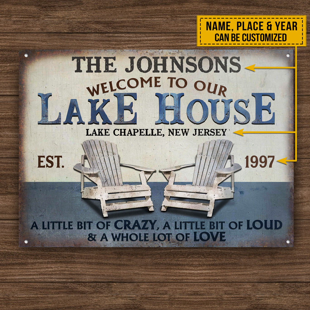 Personalized Fishing For Fun Custom Classic Metal Signs - Wander Prints™