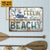 Personalized Mermaid Feelin Beachy Customized Classic Metal Signs