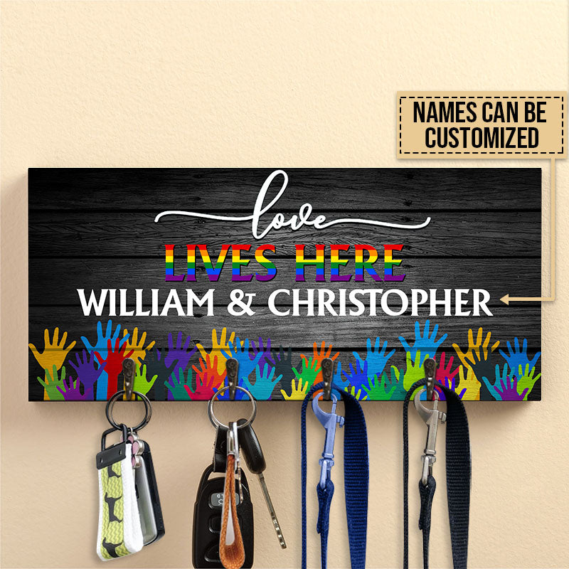 Custom wood key holder best sale for wall