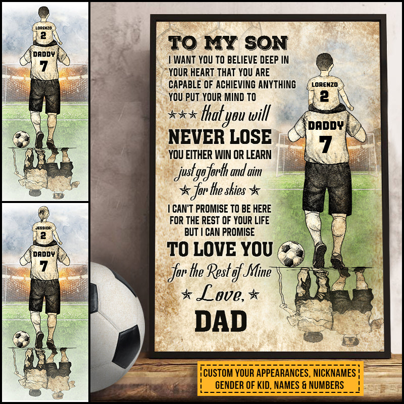 Personalized Just Try And Stop My Son Football Player PNG