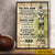 Personalized American Football Dad And Child Never Lose Custom Poster