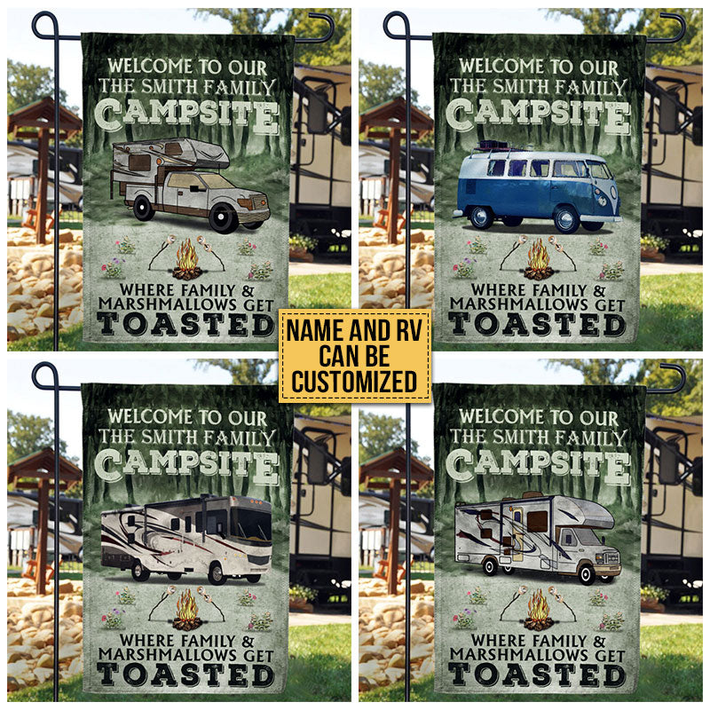 Camping where friends & marshmallows Get Toasted - Premium