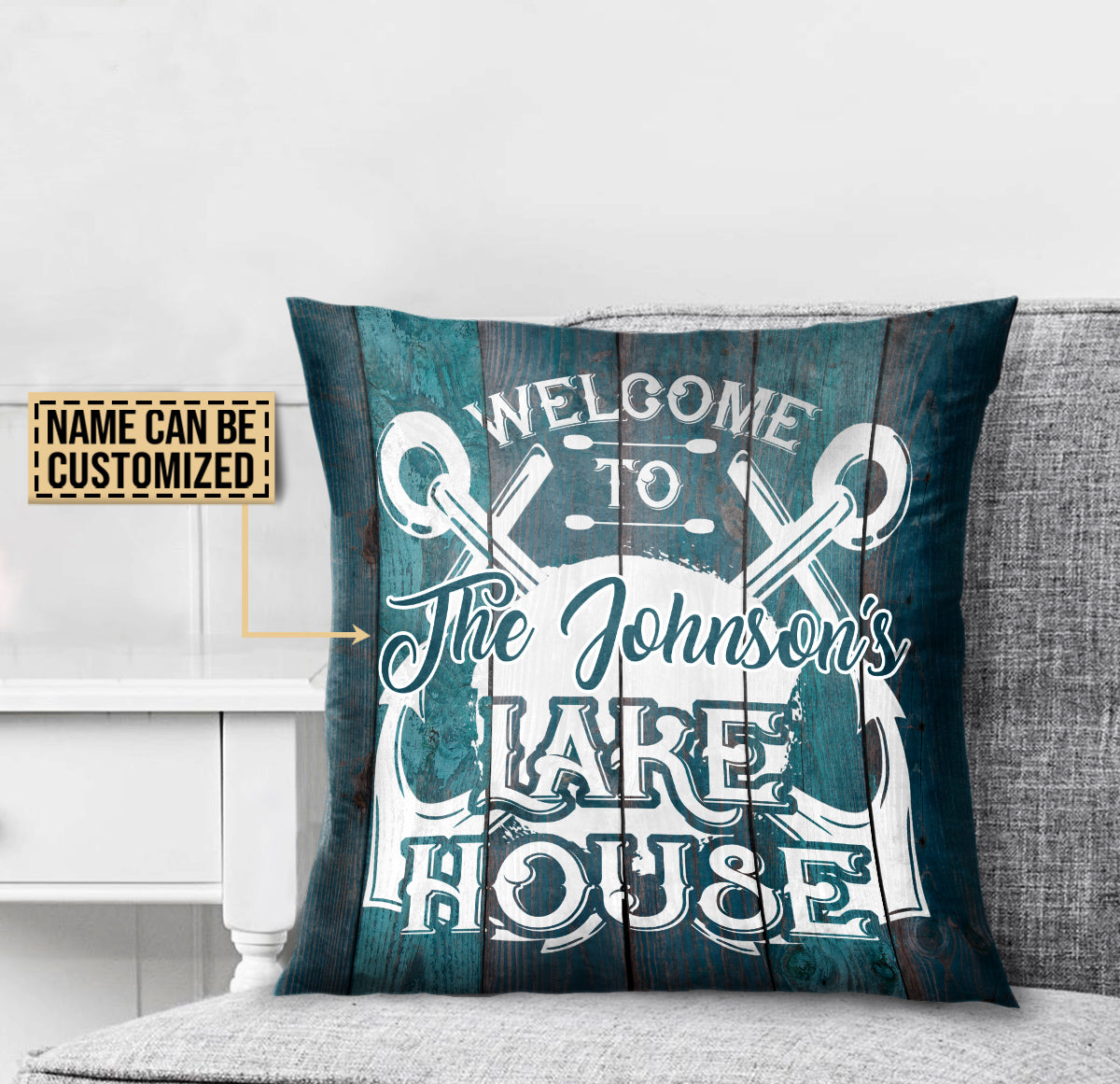 Personalized Lake Welcome To Lake House Customized Pillow