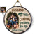 Custom Photo Husband And Wife Camping Partners For Life - Gift For Camping Couples - Personalized Custom Wood Circle Sign