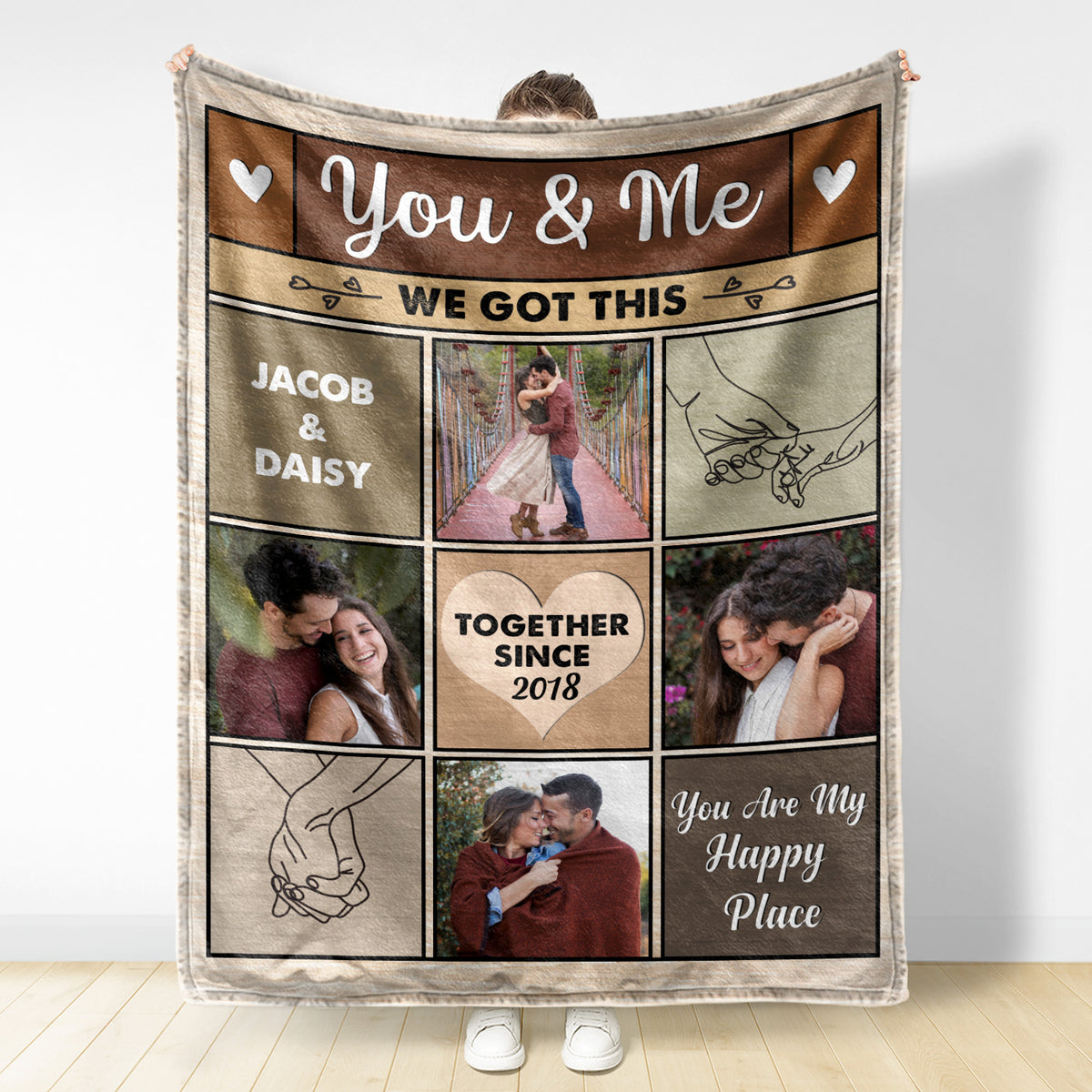 Custom Photo You And Me We Got This - Anniversary, Birthday Gift For S ...