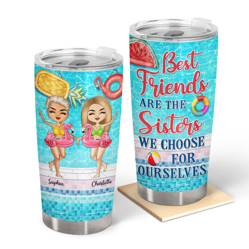 Swimming Best Friends Choose For Ourselves - Gift For BFF - Personalized Custom Tumbler