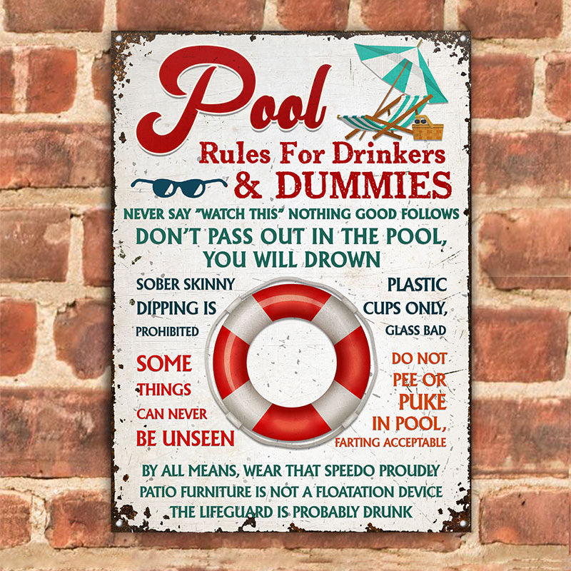 Proper Swim Attire Must Be Worn Sign