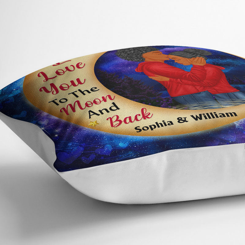 Couple Letter I Love You To The Moon And Back Gift For Couples Per Wander Prints
