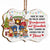 Family Grandparents & Grandkids Will Always Be Connected By Heart - Christmas Gift For Parents & Grandparents - Personalized Custom Wooden Ornament