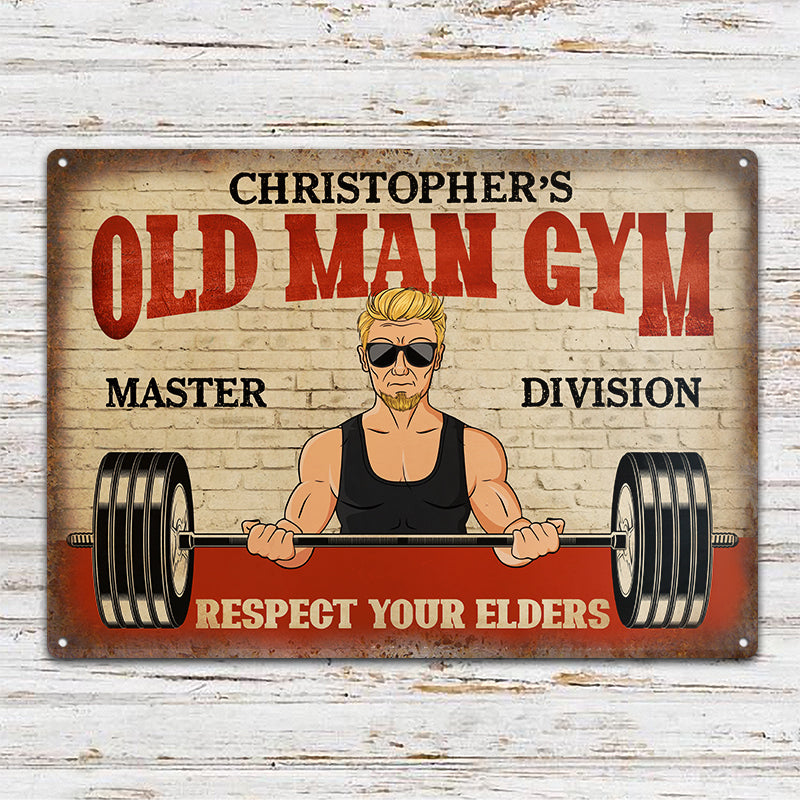 Bodybuilding Metal Sign Personalized Metal Name Signs Home Decor