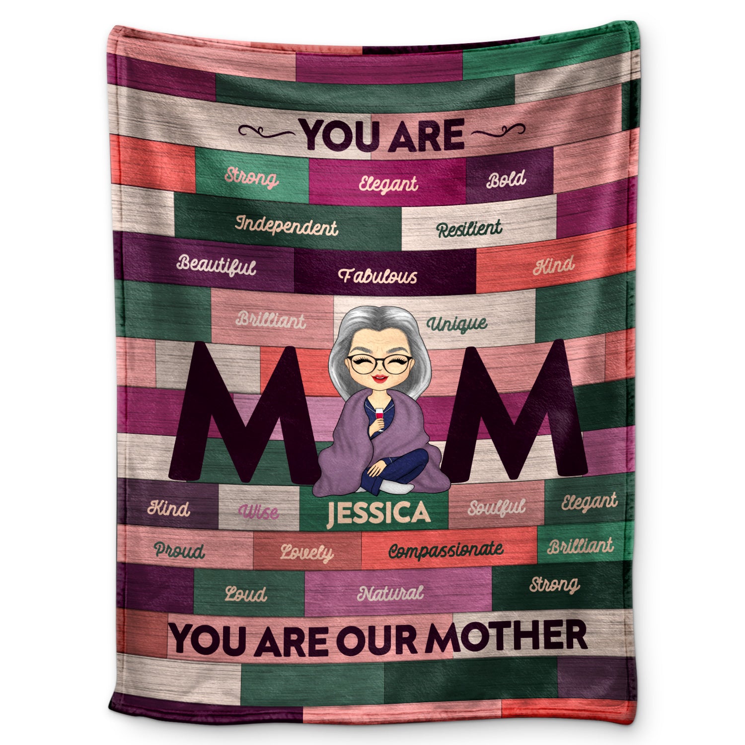 You Are My Mother - Gift For Mother - Personalized Custom Fleece Blanket