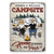 Camping Couple Home is Where You Park It - Couple Gift - Personalized Custom Classic Metal Signs