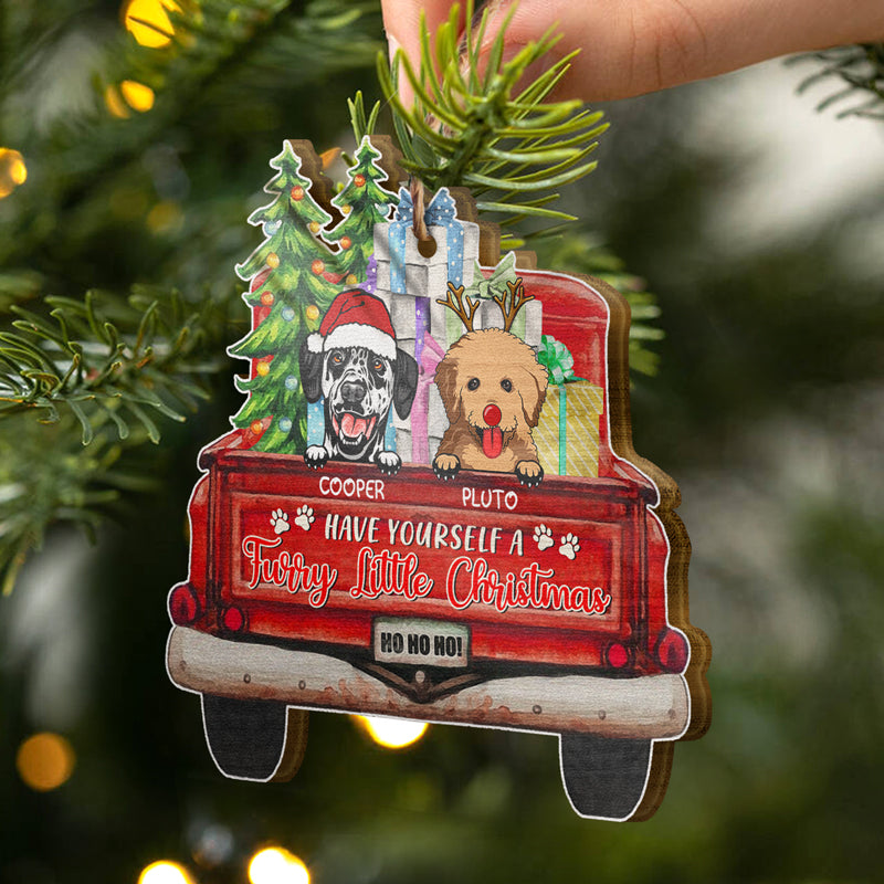 Have Yourself A Furry Little Christmas - Personalized Ornament For