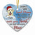 Don't Cry Sweet Mama Pet Loss - Memorial Gift - Personalized Custom Heart Ceramic Ornament