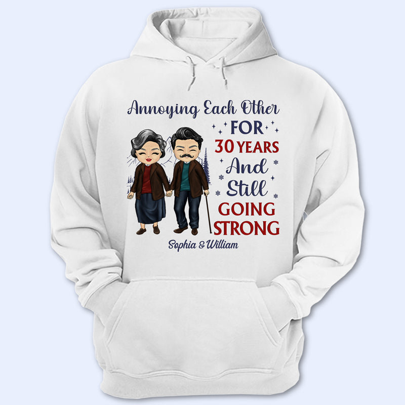Couple Annoying Each Other For Year - Christmas Gift For Couple - Personalized Custom Hoodie