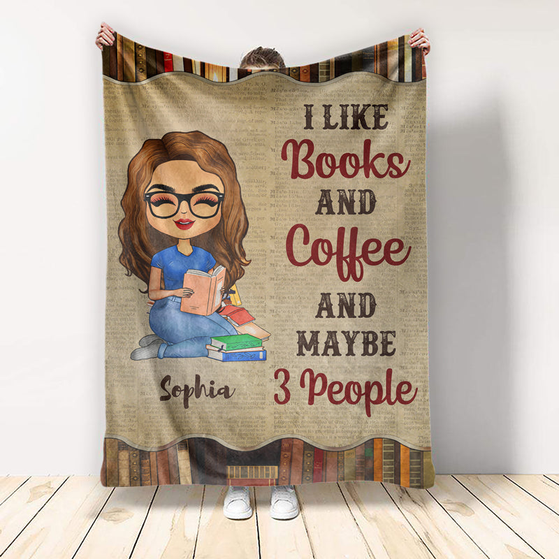 A Girl Who Loves Books Reading Reading Gift Personalized