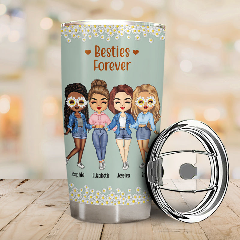 Best Friends We Are Like A Small Travel Gang - Gift For Besties -  Personalized Custom Tumbler