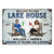 Lake House Memories At The Lake Last A Lifetime - Couple Gift - Personalized Custom Classic Metal Signs