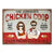 Chicken Coop Farm Fresh Egg Daily - Couple Gift - Personalized Custom Classic Metal Signs