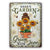 Grown With Love Sunflower Garden - Gift For Mom - Personalized Custom Classic Metal Signs