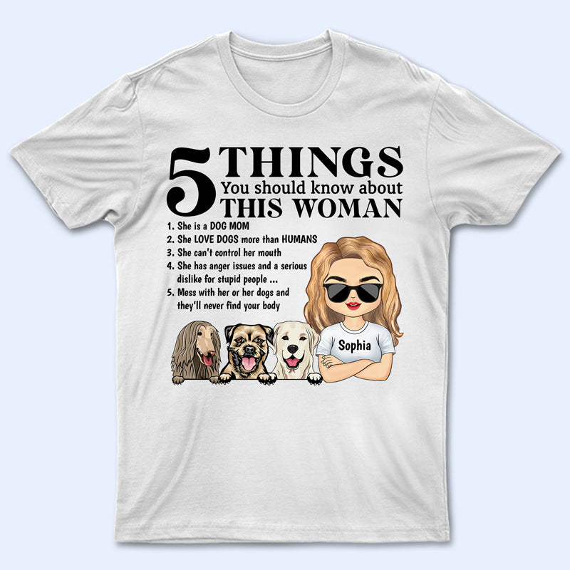 5 Things You Should Know About Dog Mom Dog Dad White - Personalized Custom T Shirt
