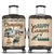Just A Girl Boy Who Loves Camping Traveling - Personalized Custom Luggage Cover