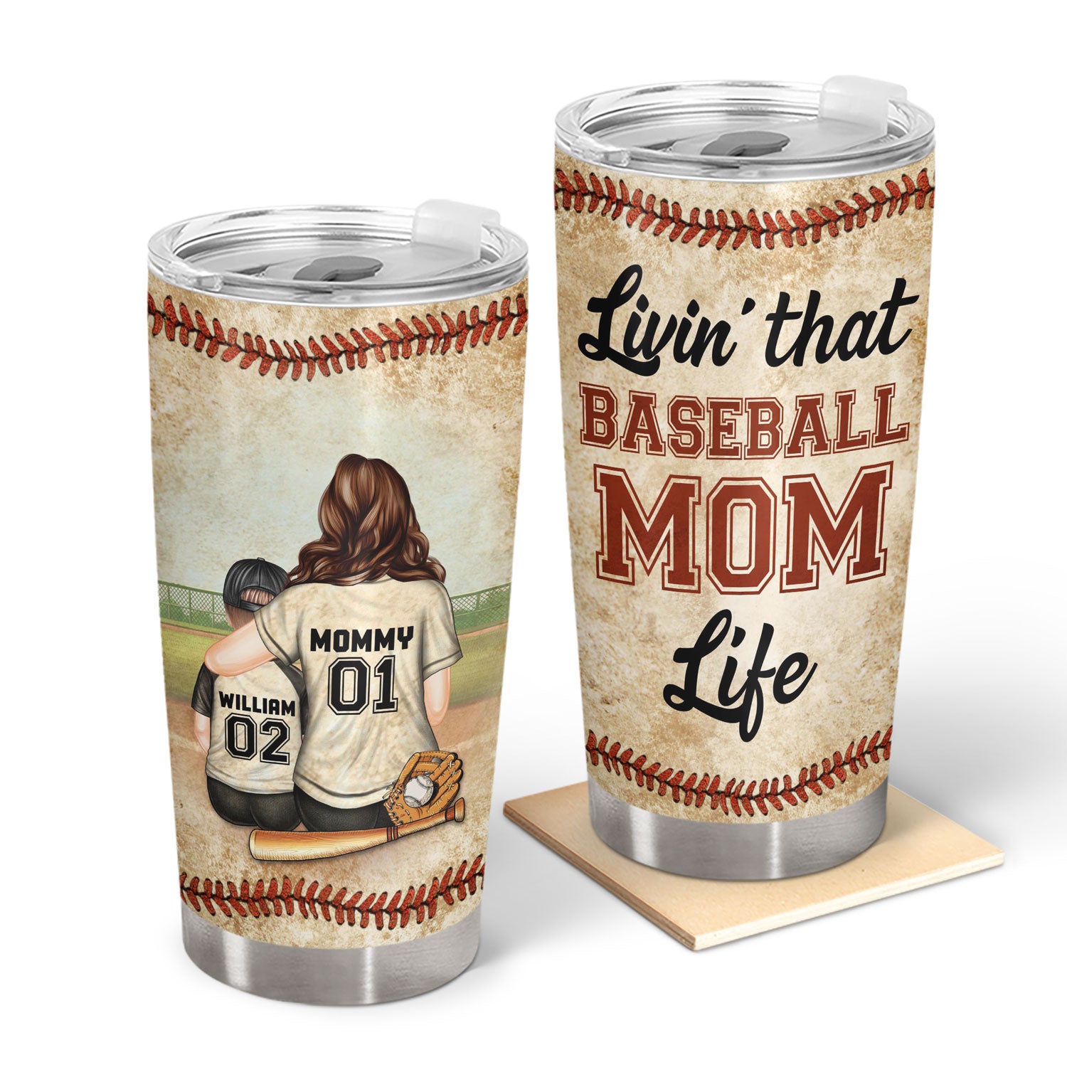 Best Baseball Softball Mom Ever - Birthday, Loving Gift For Sport Fan, Mom, Mother - Personalized Custom Tumbler