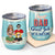 Dear Dad Great Job I'm Awesome Thank You Retro - Father Gift - Personalized Custom Wine Tumbler