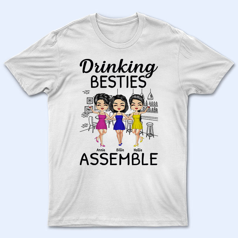 Drinking Squad Assembles - Personalized Custom T Shirt
