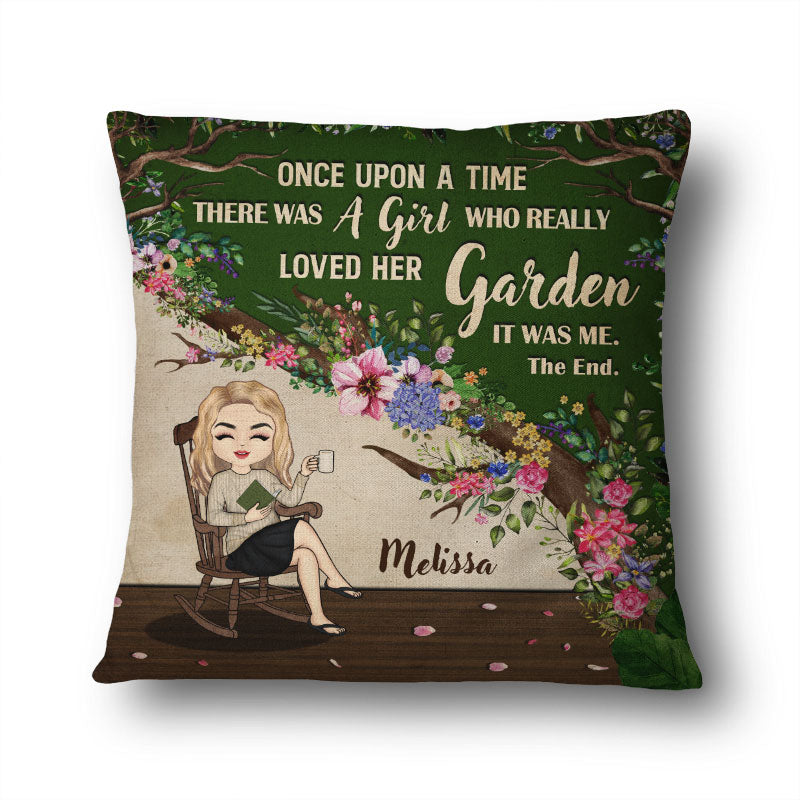 Once Upon A Time Gardening - Gift For Garden Lovers - Personalized Custom Pillow