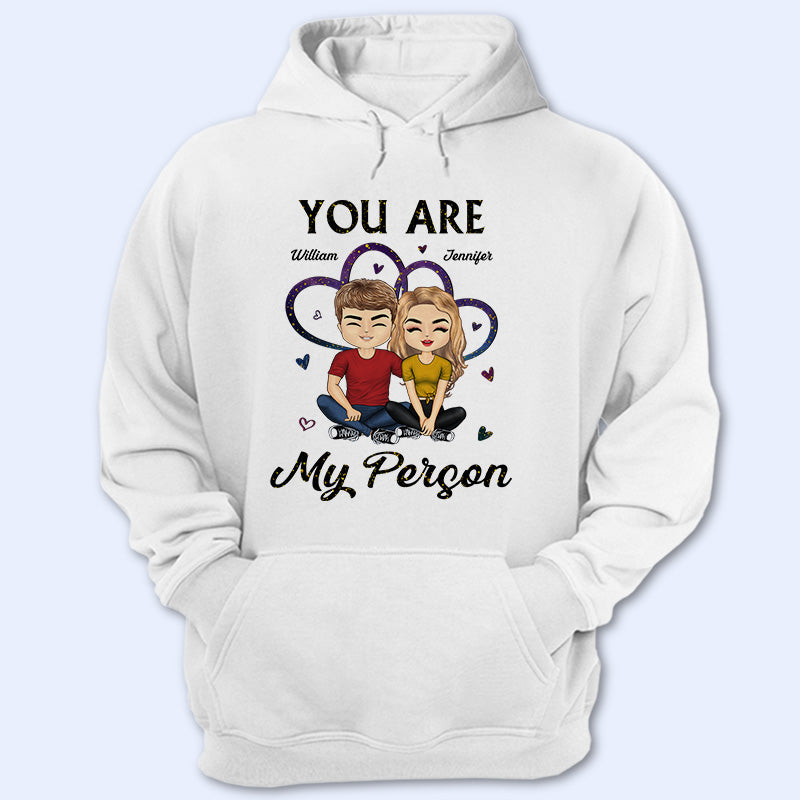 Chibi Couple Heart Together Since - Personalized Custom Hoodie