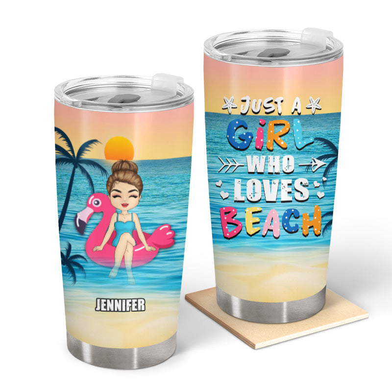 Just a Girl Who Loves Fall Sublimation Tumbler