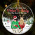 Christmas Couple Only One I Want To Annoy For The Rest Of My Life - Personalized Custom Circle Acrylic Ornament