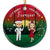 Christmas Let's Annoy Each Other - Gift For Couples - Personalized Circle Ceramic Ornament