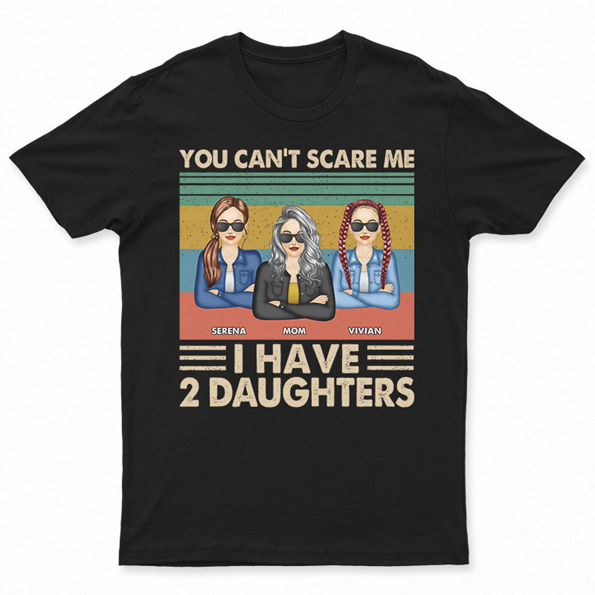 Mother Nothing Can Scares Me - Gift For Mom - Personalized Custom T Sh ...