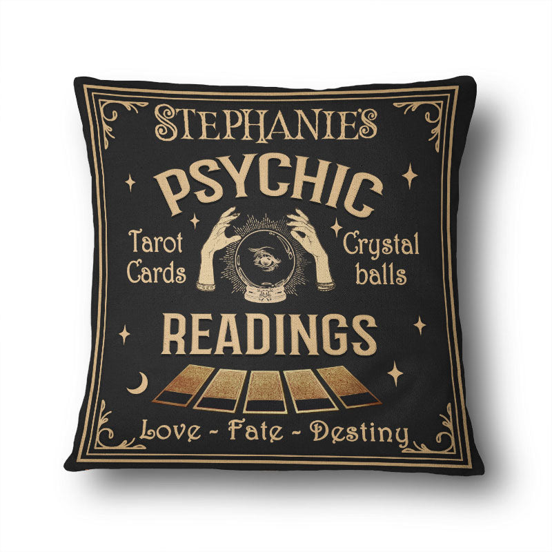 Tarot Psychic Readings Crystal Ball Tarot Cards - Personalized Custom Pillow