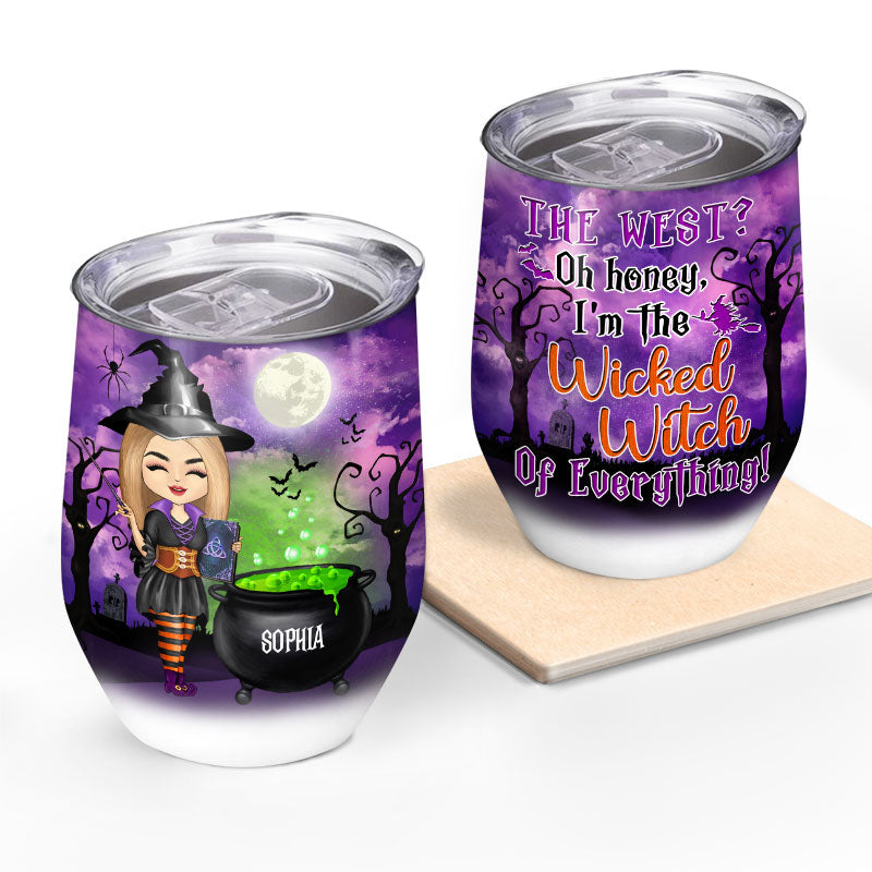 Witch The West Oh Honey - Halloween Gift - Personalized Custom Wine Tumbler