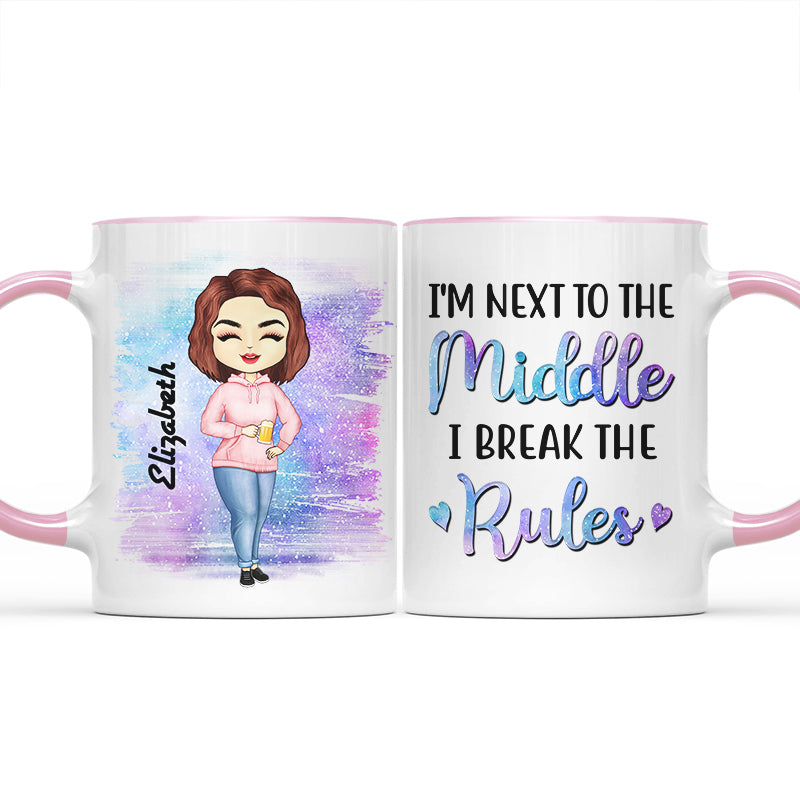 The Rules Sister Brother - Family Sibling Gift - Personalized Custom Accent Mug