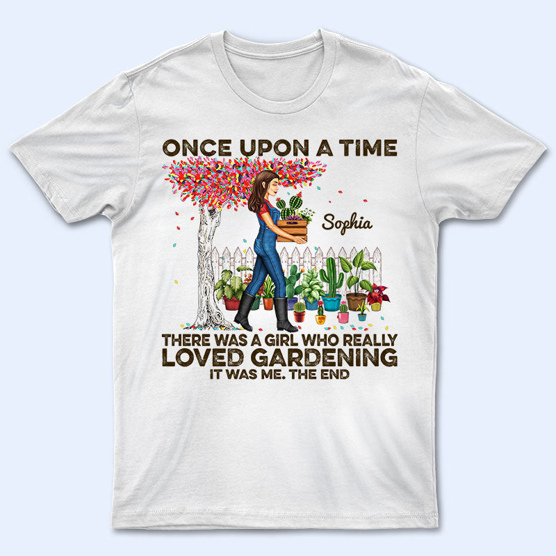 Garden Girl Who Really Loved Gardening - Gift For Garden Lovers - Personalized Custom T Shirt