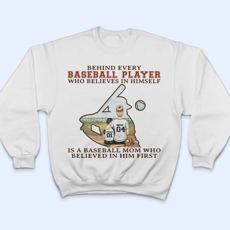 Personalized T-Shirts Behind Every Baseball Player Who Believes In